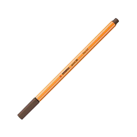 Stylo STABILO Pointe 88 Fine Marron Rouille