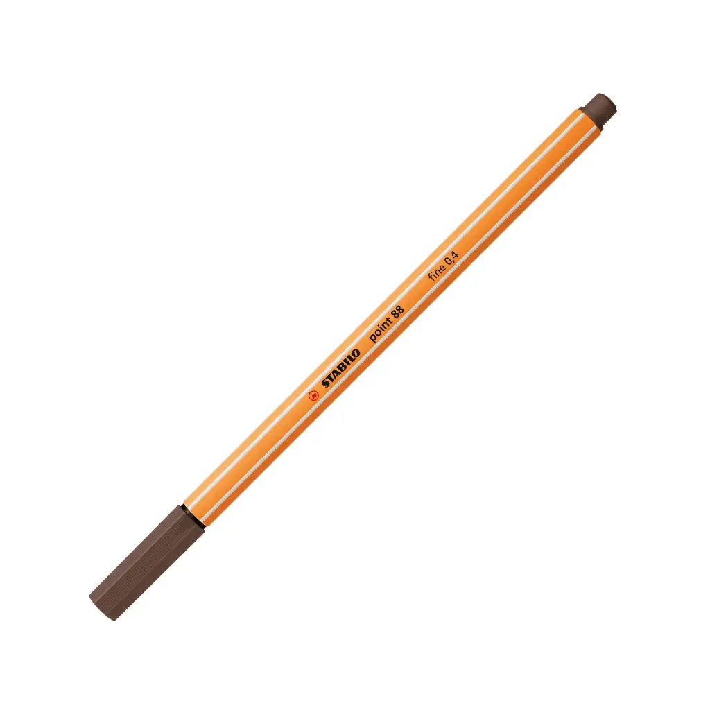Stylo STABILO Pointe 88 Fine Marron foncé