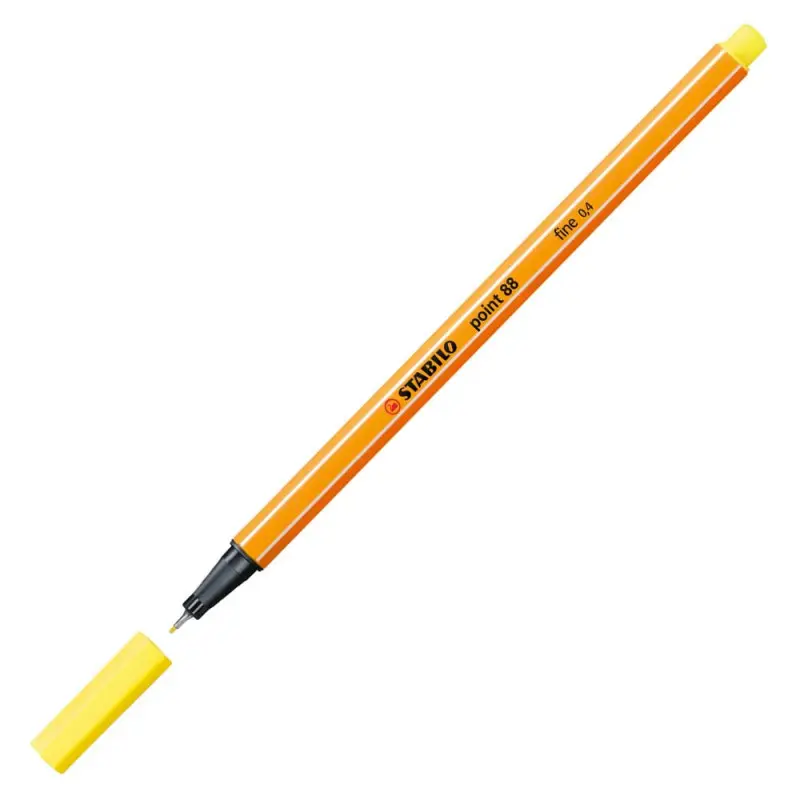 Stylo STABILO Pointe 88 Fine Jaune Citron