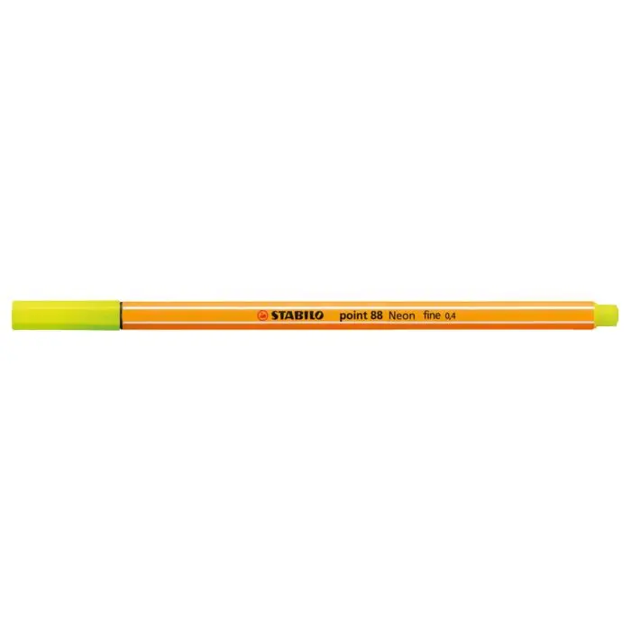 Stylo STABILO Pointe 88 Fine Jaune fluo