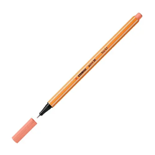 Stylo STABILO Pointe 88 Fine Rose abricot