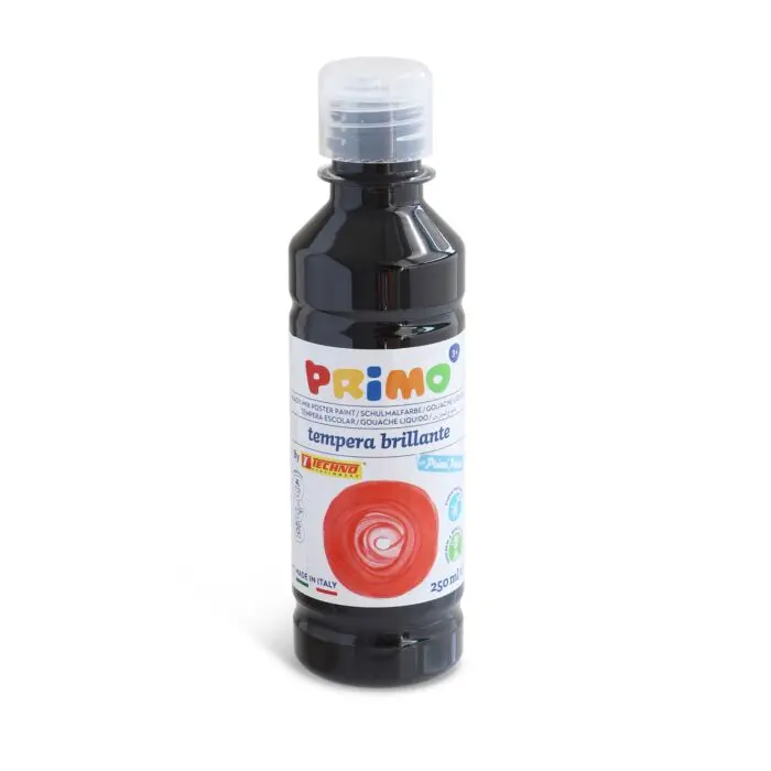 Peinture Gouache PRIMO Tempera Liquide 250ml Noir