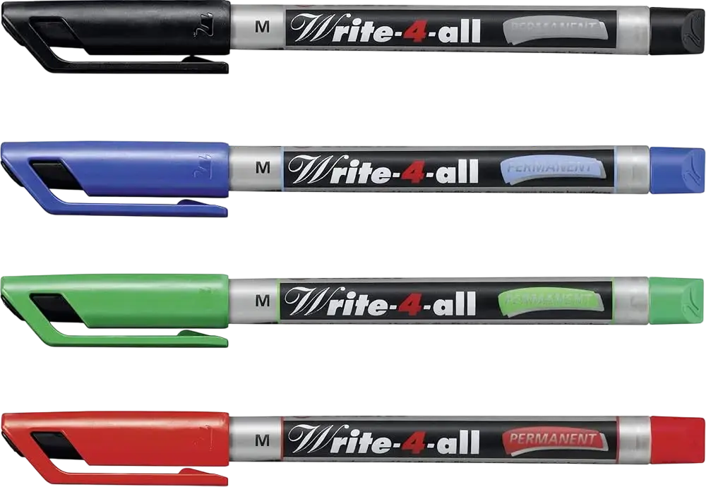 Jeu de 4 Stylo Indélébile STABILO Write-4-All 1mm