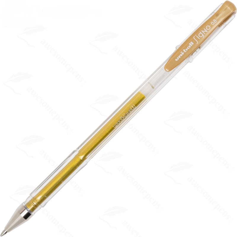 Stylo Roller à Gel UNIBALL Signo Doré