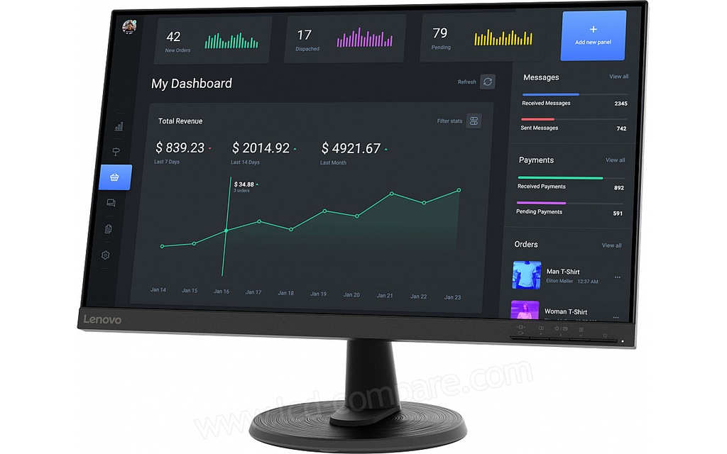 Ecran LENOVO C24-40 23.8" Moniteur FHD 75Hz