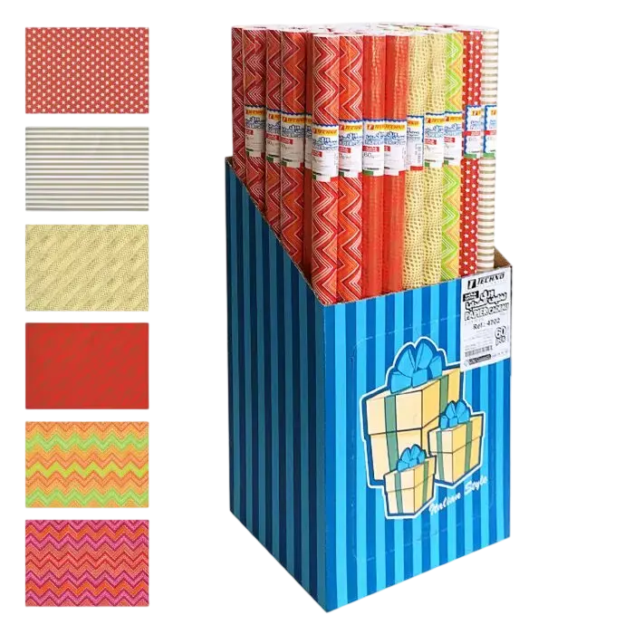 Papier Cadeau TECHNO 200x70cm 60g Classique
