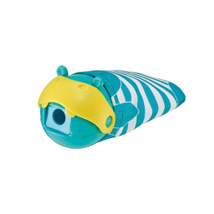Taille Crayon Scolaire MAPED Croc Croc Hipo 1Trous avec Réservoir en Tissu Bleu