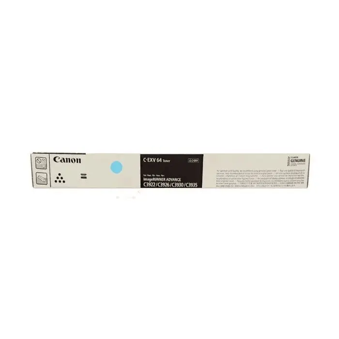 Toner CANON C-EXV64 Cyan Pour Imprimantes IR C 3922i  3926i 3930i 3935i 