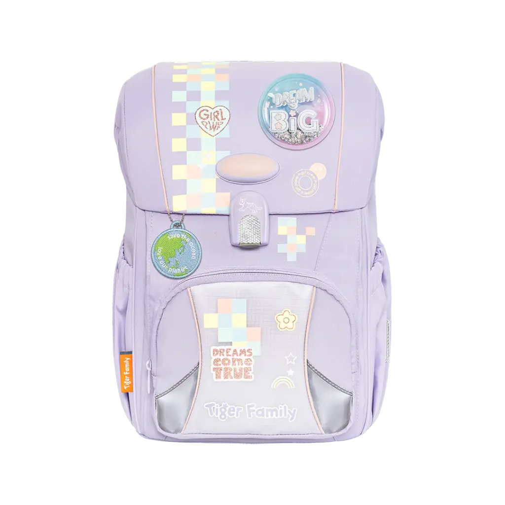 Sac à Dos Scolaire TIGER IE62-F3 Ergonomique Pour Fille