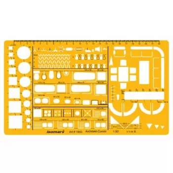Règle Scolaire Grille D'Aménagement 1/50