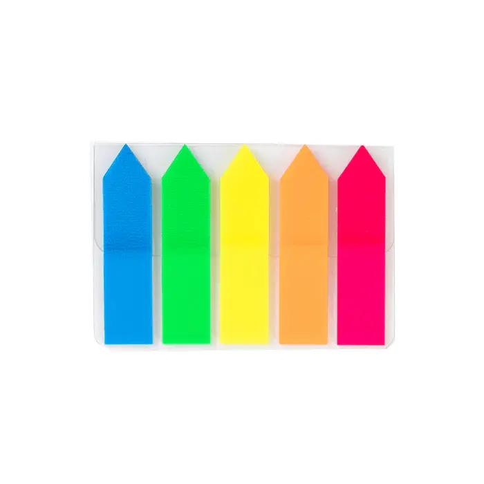 Marque Pages Adhésifs Multi-Couleurs Flèche 12.7x44mm
