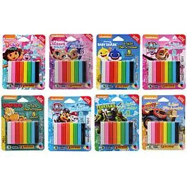 Pâte à Modeler TECHNO 08 Couleurs Glitter Licence