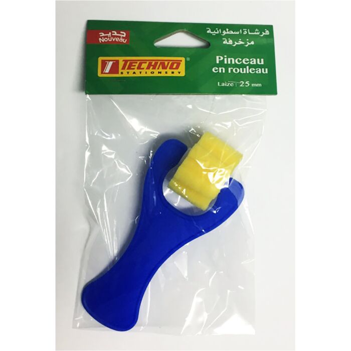 Pinceau Mousse TECHNO en Rouleau Effet Ligner PM