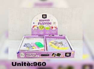 Tableau de Coloriage Papier MOBS 13.5x18cm Painting Diamond Multi Image