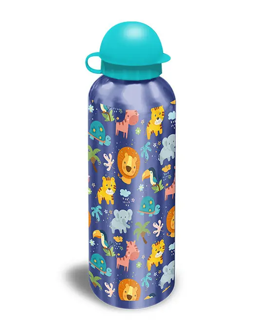 Bouteille d'Eau en Aluminium Canteen KIDS Into The Jungle pour Enfants 500ml