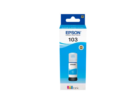 Bouteille D'encre EPSON 108 EcoTank Light Cyan Pour Imprimantes L18050 L8050 L8100