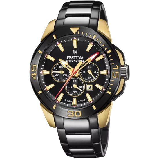Montre FESTINA Chrono Bike 20644/1 Special Edition pour Hommes Bracelet Acier Noir