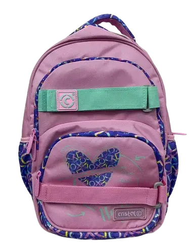 Sac à Dos Scolaire CRISTAL CR-5208 Ergonomique