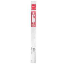 Règle Scolaire DELI E6260 60cm Plastique Transparent