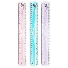Règle Scolaire DELI TWIST 30cm Flexible Multi-Couleurs