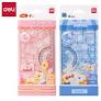 Règle Scolaire DELI Trace Cercles 18cm Multi-Couleurs