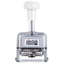 Numérateur Métallique DELI Automatique 8 Chiffres Silver