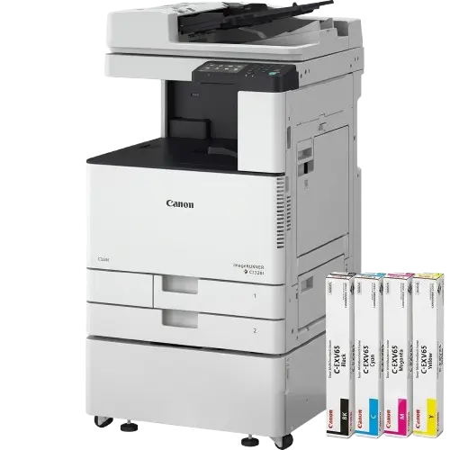Imprimante Multifonction Laser CANON ImageRUNNER C3326I Couleurs A3 avec PACK de 4 Toners C-EXV65 BKCYM