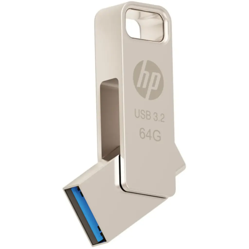 Flash Disque HP X206C USB3.2 64Go OTG en Métal