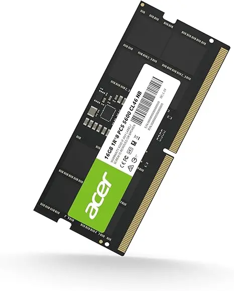 Barrette de Mémoire ACER SD200 16Go DDR5 5600Mhz pour Laptop
