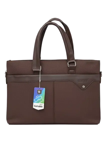 Sac Cartable Femme MOBS En Polyester Marron CA-0519   