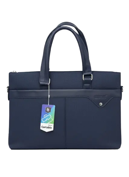 Sac Cartable Pour Femme MOBS En Polyester Bleu CA-0519    