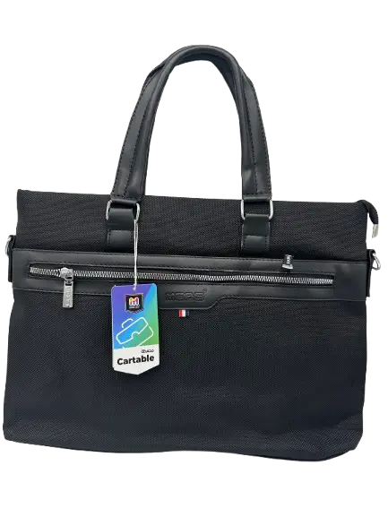 Sac Cartable Pour Femme MOBS En Polyester Noir CA-0520      