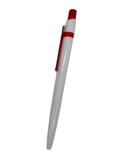 Stylo Sérigraphie Versal Rétractable 907 Blanc et Rouge