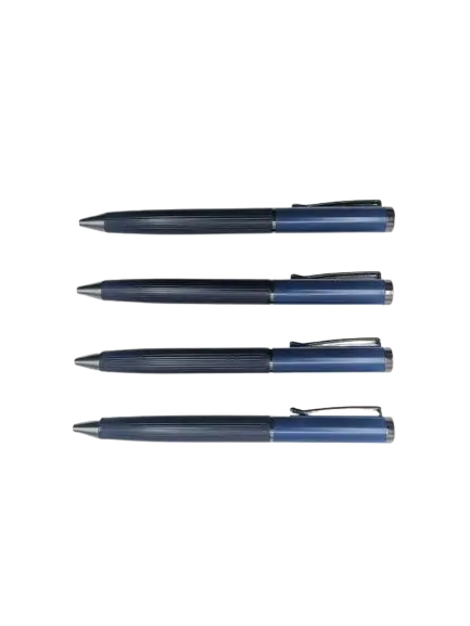 Stylo à Bille Algo à Rainures Verticales Beige