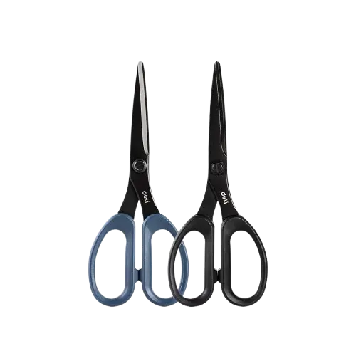 Ciseaux de Bureau DELI 17.5cm en Teflon Multi-Couleurs