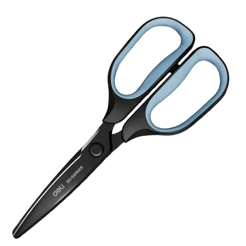 Ciseaux de Bureau DELI 17.5cm 3D en Teflon 