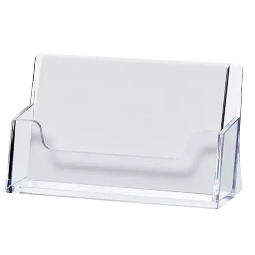 Porte Cartes de Visite Plastique Transparent 