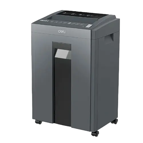 Destructeur de Documents DELI E9952 Manuel & Auto Coupe Croisée 12 Feuilles 23 Litres 