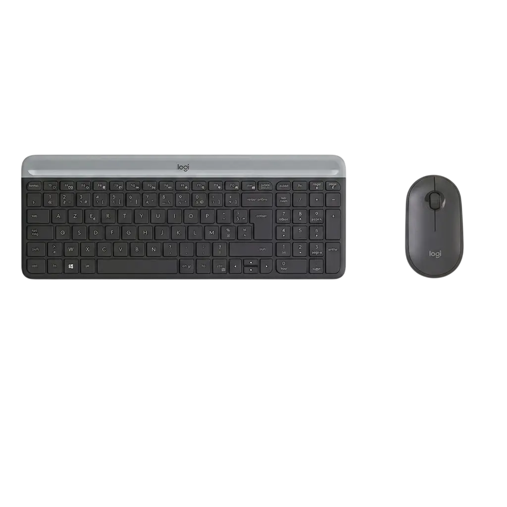 Kit Clavier et Souris LOGITECH MK470 Sans Fil Ultra Fin AZERTY