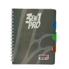 Cahier à spirales AL SULTAN 3en1 Pro 70g/m² 300 pages