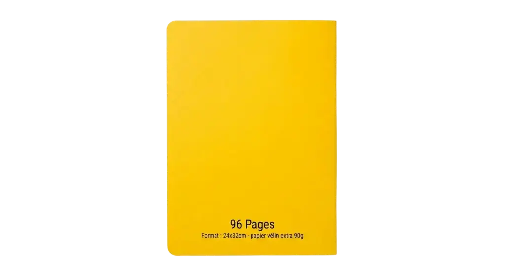 Cahier Piqué CONQUERANT 24x32cm 90g Seyès 96 Pages
