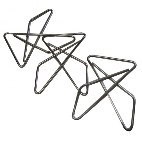 Attaches Géantes Croisées Boite de 12 Trombone Papillon
