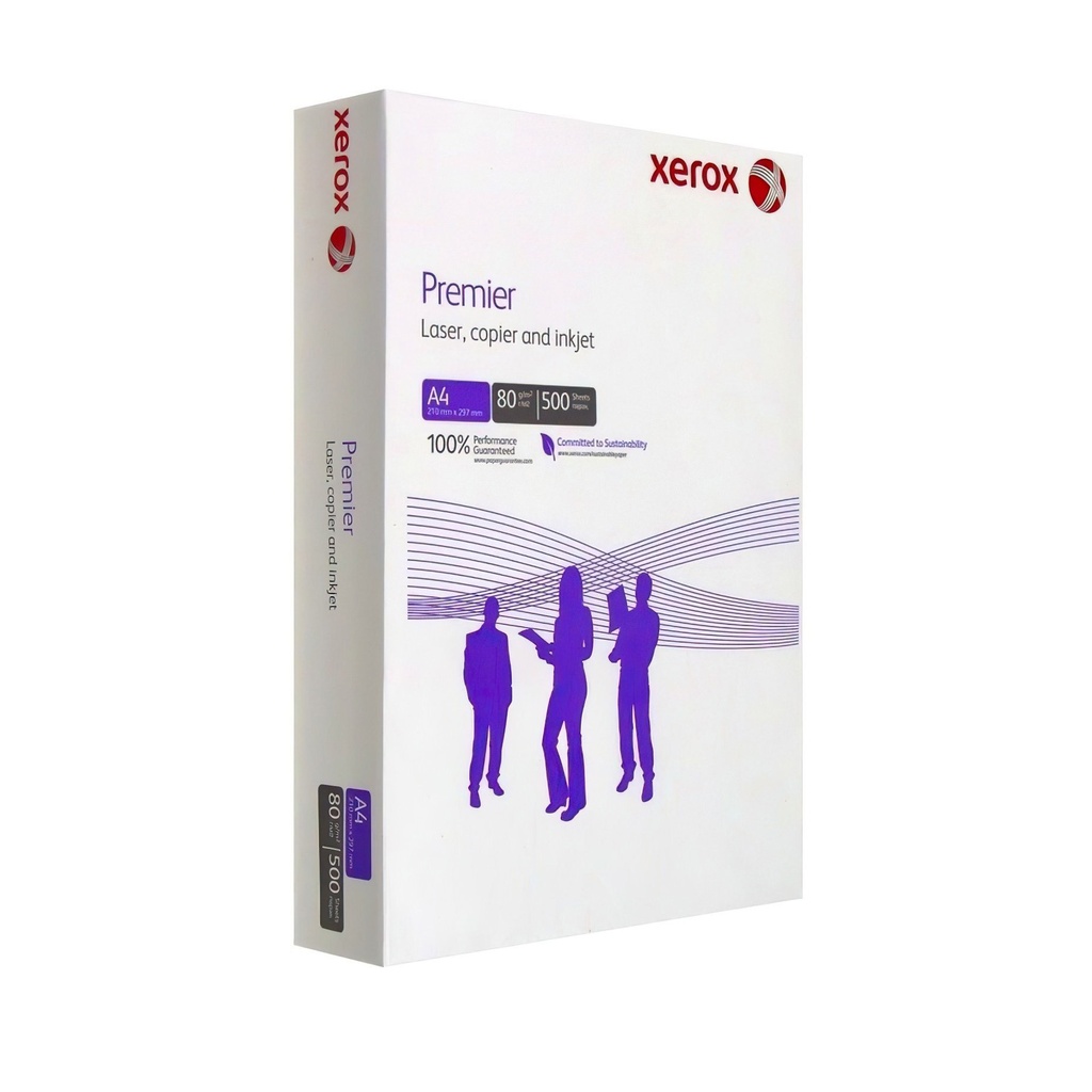 Rame de 500 Papier Blanc XEROX Premier A4 80g/m² 