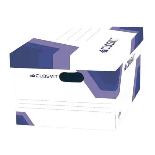 Boite D'archive Conteneur CV en Carton Multi-Couleurs