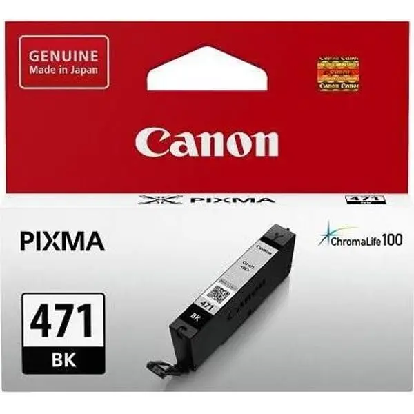 Cartouche D'encre CANON CLI-471 Noir Pour Imprimantes MG5740 MG7740 MG6840