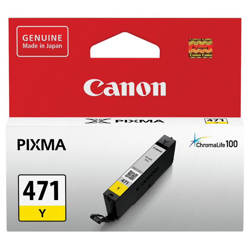 Cartouche D'encre CANON CLI-471 Yellow Pour imprimantes MG5740  MG7740 MG6840
