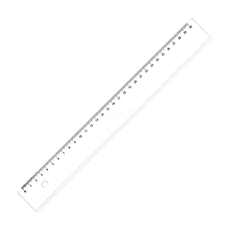 Règle Scolaire ARB 30cm Transparente