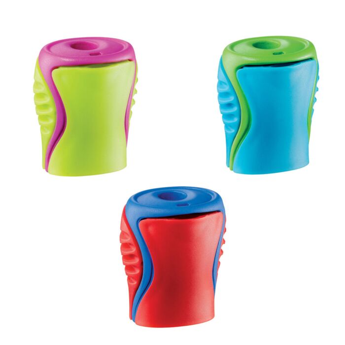 Taille Crayon Ecolier MAPED Boogy 1Trous avec Réservoir en Plastique Multi-Couleurs