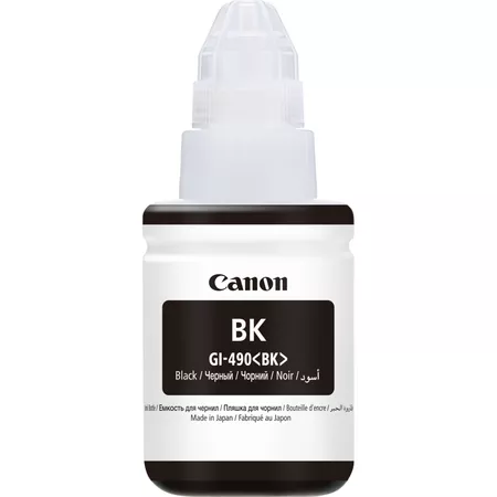 Bouteille d'encre CANON GI-490 Noir Pour Imprimantes G1400/G2400/G3400