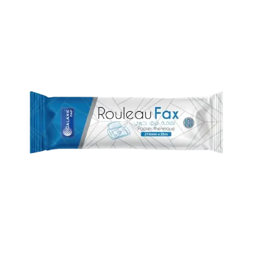 Rouleau Papier Thermique Fax GALAXIE 210x25mmx25m 